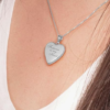 Forever In My Heart Locket Necklace for Women That Hold Pictures in Sterling Silver or Yellow Gold - Image 2