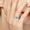 Natural Moss Agate Ring – 925 Sterling Silver Green Moss Agate Promise Ring – Unique Engagement & Wedding Jewelry Gift for Women - Image 2