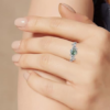 Natural Moss Agate Ring – 925 Sterling Silver Green Moss Agate Promise Ring – Unique Engagement & Wedding Jewelry Gift for Women - Image 3