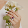 Natural Moss Agate Ring – 925 Sterling Silver Green Moss Agate Promise Ring – Unique Engagement & Wedding Jewelry Gift for Women - Image 3