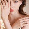 Moissanite Rings for Women – Round D Color VVS1 Clarity Lab-Created Moissanite Ring – Timeless and Elegant Jewelry - Image 2