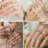 Moissanite Rings for Women – Round D Color VVS1 Clarity Lab-Created Moissanite Ring – Timeless and Elegant Jewelry - Image 3