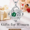 MOOSEA Moissanite Necklace – A Christmas gift for women featuring a 1.2ct D-color VVS1 clarity Moissanite stone set in a love knot design on an S925 sterling silver chain. A perfect anniversary, Valentine's, or birthday gift for wives or women. - Image 3