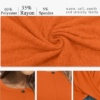 HOTGIFT Women's Long Sleeve Tunic Tops Casual Crewneck T-Shirts Front Twist Top Tee Blouse For Leggings - Image 2