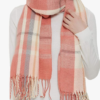 Wander Agio Women's Fashion Long Shawl Big Grid Winter Warm Lattice Large Scarf