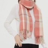 Wander Agio Women's Fashion Long Shawl Big Grid Winter Warm Lattice Large Scarf - Image 2